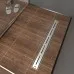 Водоотводящий желоб TIMO из пластика, с порогами из нержавеющей стали
