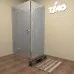Водоотводящий желоб TIMO из пластика, с порогами из нержавеющей стали