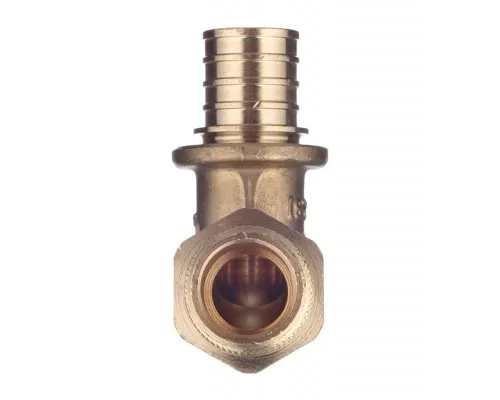 Elsen Угольник переходной 20x1/2 Н. аксиальный PEX, латунь Elsen Угольник переходной 20x1/2 Н. аксиальный PEX, латунь