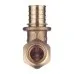 Elsen Угольник переходной 20x1/2 Н. аксиальный PEX, латунь
