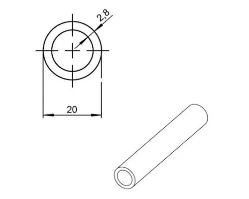 Труба REHAU Pink 20x2.8 PEX-a EVOH 11360521120 из сшитого полиэтилена
