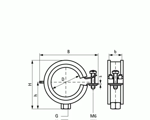 Хомут, BISMAT Flash, M8, 40-43 мм, с epdm Хомут, BISMAT Flash, M8, 40-43 мм, с epdm