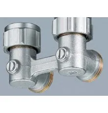 Узел нижнего подключения радиатора Oventrop 3/4НГ x 3/4НР угловой ZB 1015814