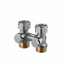 Oventrop Узел Multiflex V прямой H-образный 3/4 3/4 Н ЕК-НГ никелированный ZB