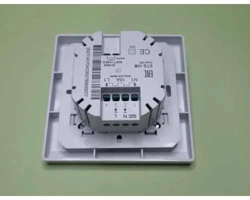 Терморегулятор Electrolux ETS-16 Wi-Fi проводной, программируемый, белый/черный Терморегулятор Electrolux ETS-16 Wi-Fi проводной, программируемый, белый/черный