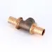 REHAU RAUTITAN Тройник переходной 25x3/4x25 В. аксиальный PEX, бронза