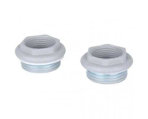 011048 08 3/4 Global KIT 3/4 Присоединительный набор для радиатора (цвет cod.08 grigio argento opaco metallizzato 2676 (серый))