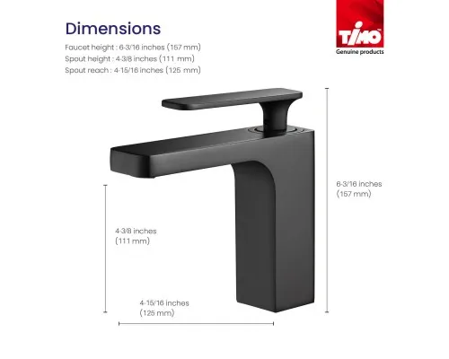 Смеситель для раковины с гигиеническим душем Timo Torne 4360/03G черный Смеситель для раковины с гигиеническим душем Timo Torne 4360/03G черный