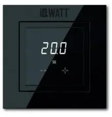 IQ Watt THERMOSTAT D black (черный) электронный терморегулятор для теплого пола