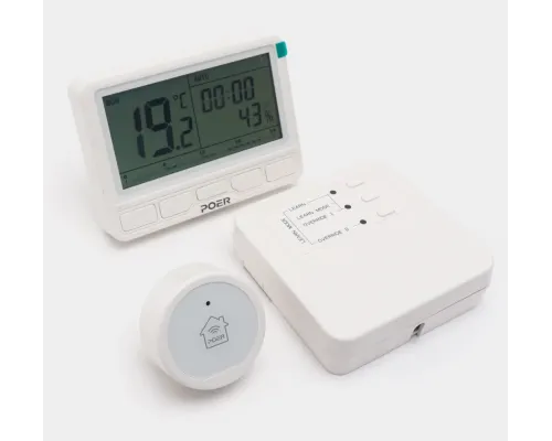 POER Терморегулятор беспроводной PTC10/PTR16+PTG10 Wi-Fi POER Терморегулятор беспроводной PTC10/PTR16+PTG10 Wi-Fi