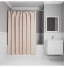 Штора для ванной IDDIS Base 200x240 см, Полиэстер, розовый