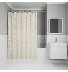Штора для ванной IDDIS Base 200x180 см, Полиэстер, белый